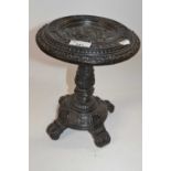 Novelty cast iron stand or trivet marked Auld Lang Syne, 27cm high