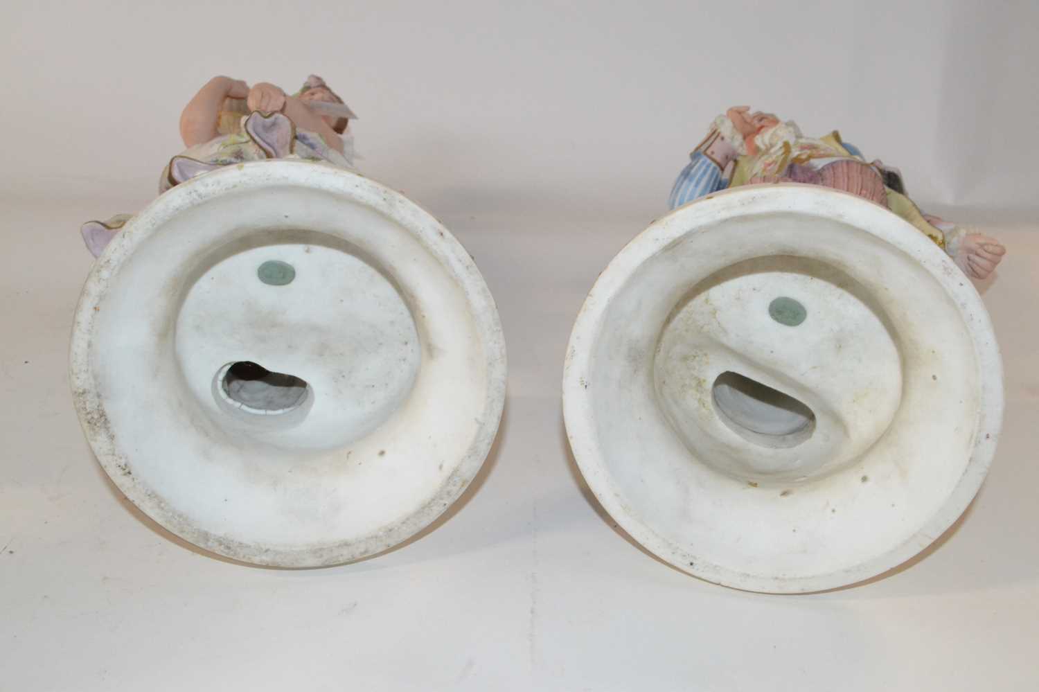 Pair of 19th Century French Bisque Porcelain Figures - Image 4 of 4