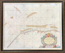 Capt. Grenville Collins (British, 17th century) 'Yarmouth and the Sands about it', copperplate