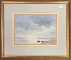 Ronald Crampton - Bawdsey, w/c, framed and glazed