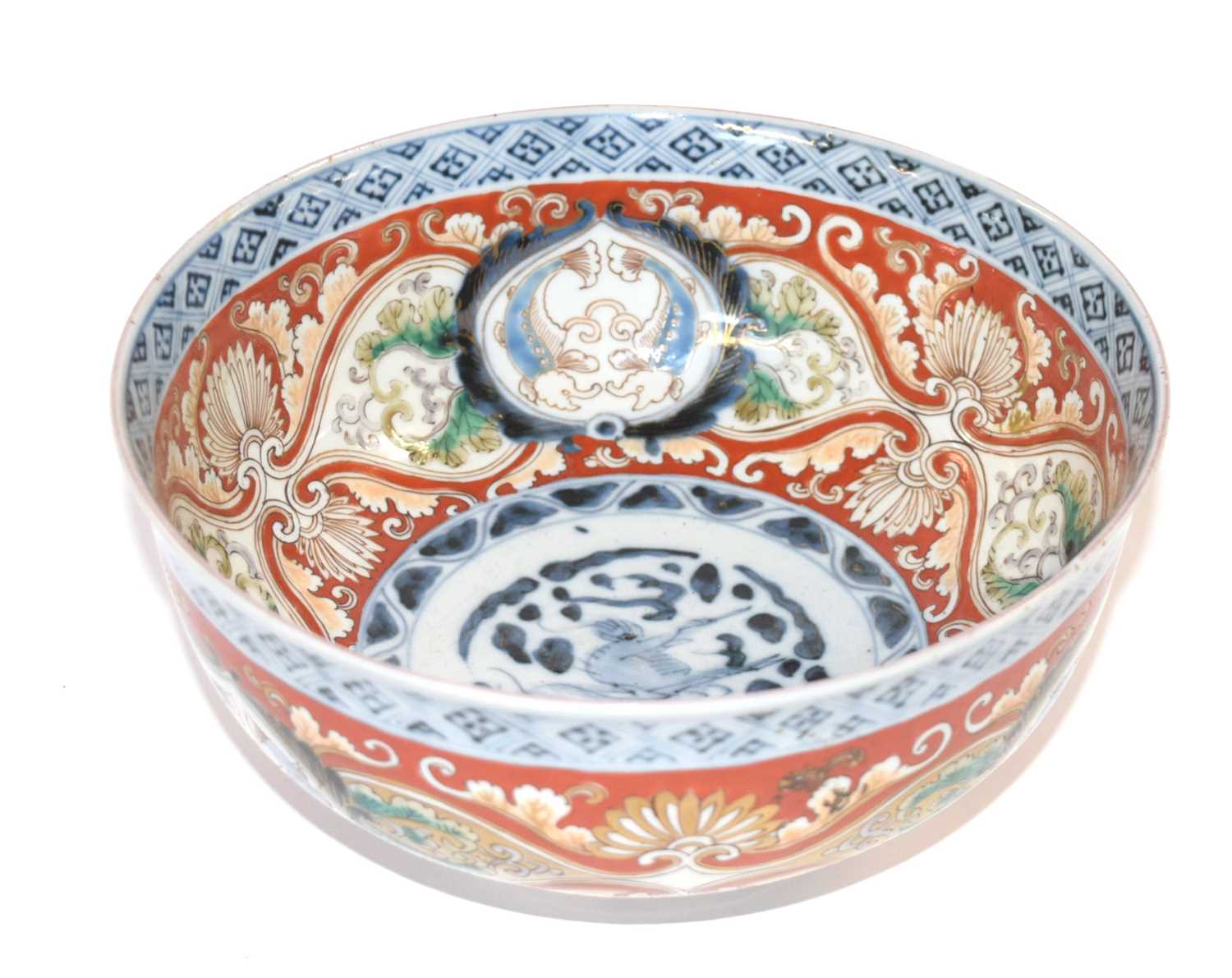 Japanese Porcelain Imari Bowl Meiji Period