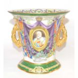 A Copeland commemorative vase retailed T Goode & Co, commemorates the death of Edward VII 1910 (
