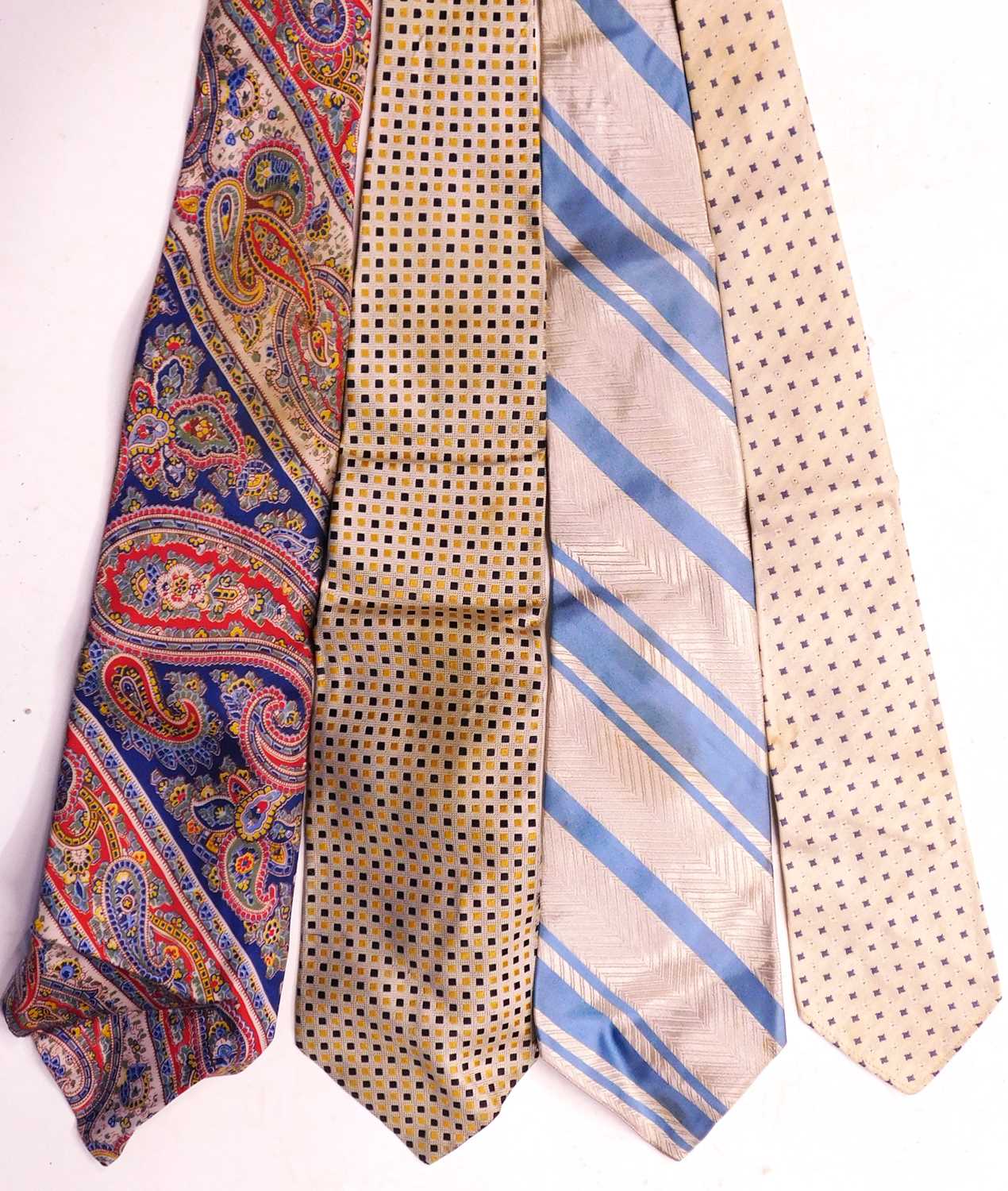 Four gents silk neckties to include two by Christian Dior, one by Liberty of London and another by