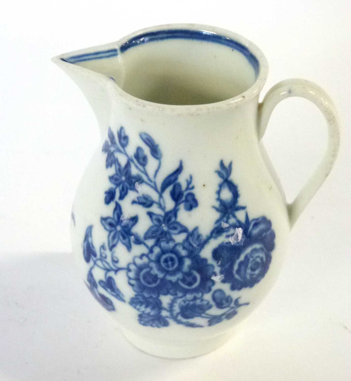 An 18th Century Worcester porcelain sparrow beak jug with printed blue and white decoration - Image 2 of 4