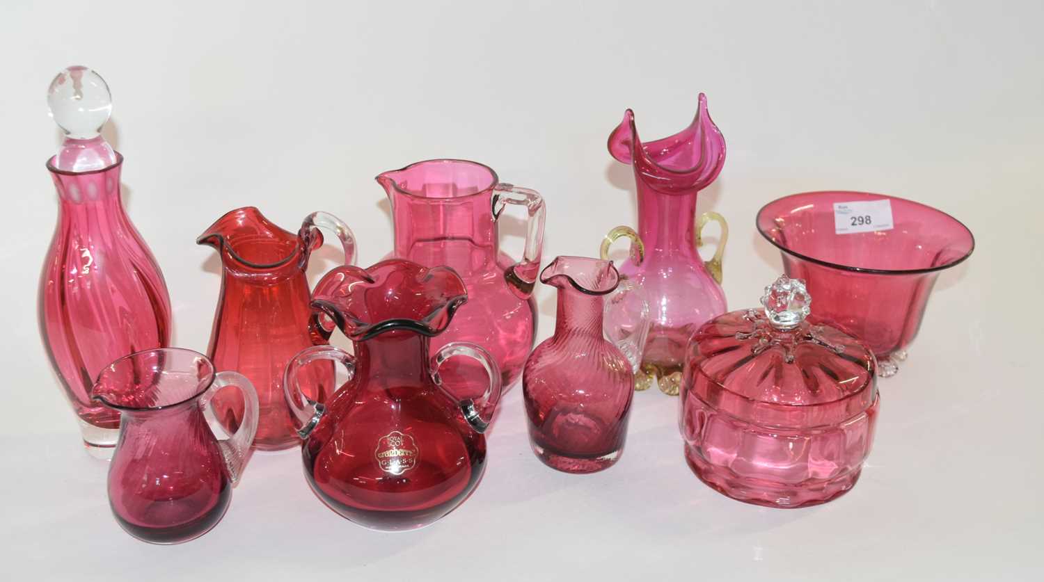 Quantity of Cranberry Glass - Image 2 of 2