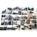 An extensive collection of original developed vintage black and white photographs, mainly relating