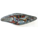 A 1950's/60's Italian Florentine large asymmetric dish in the style of Marcello Fantoni (1915-2011),