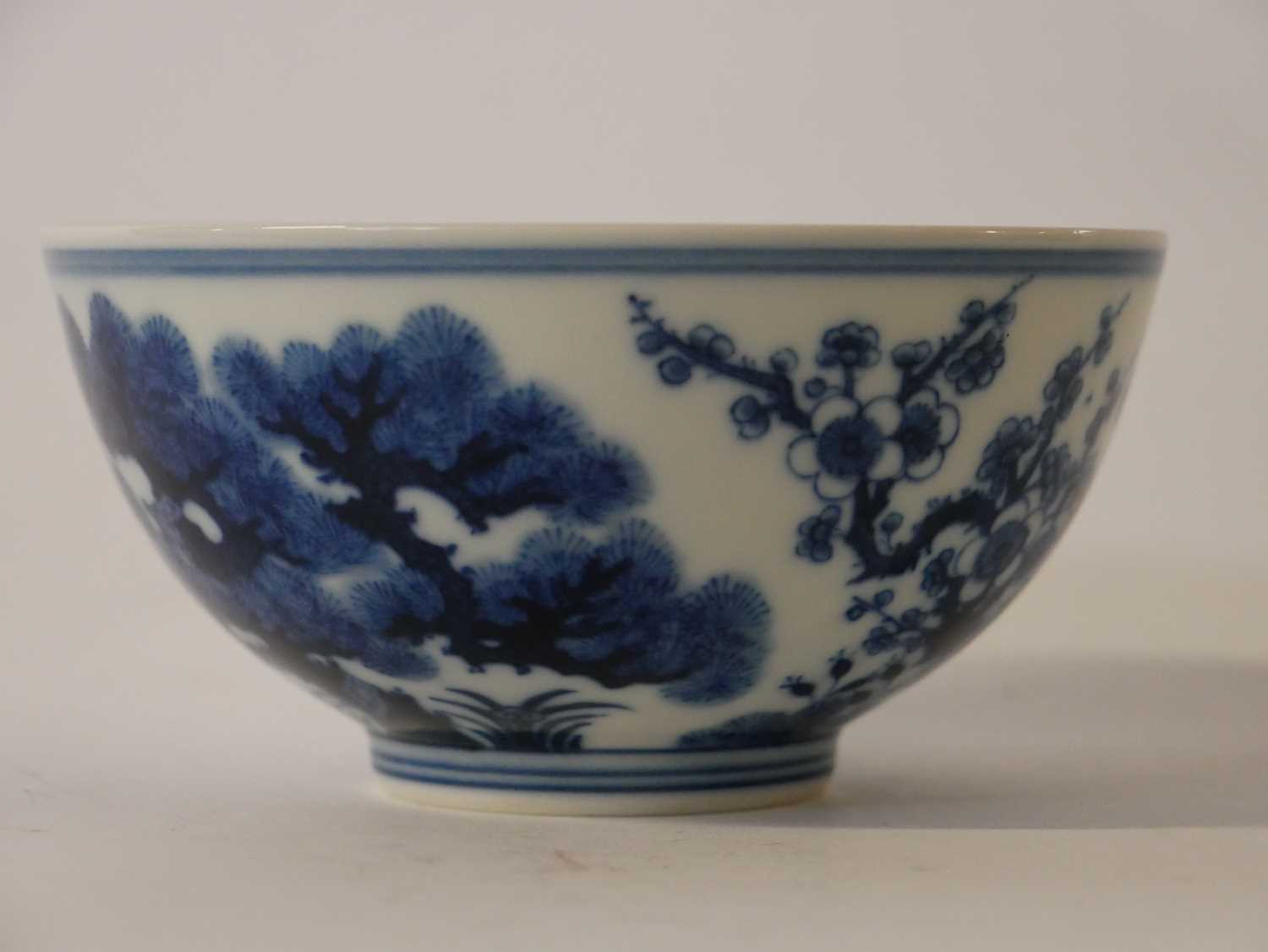 Chinese Porcelain "3 Friends of Winter" Bowl Daoguang - Image 15 of 16