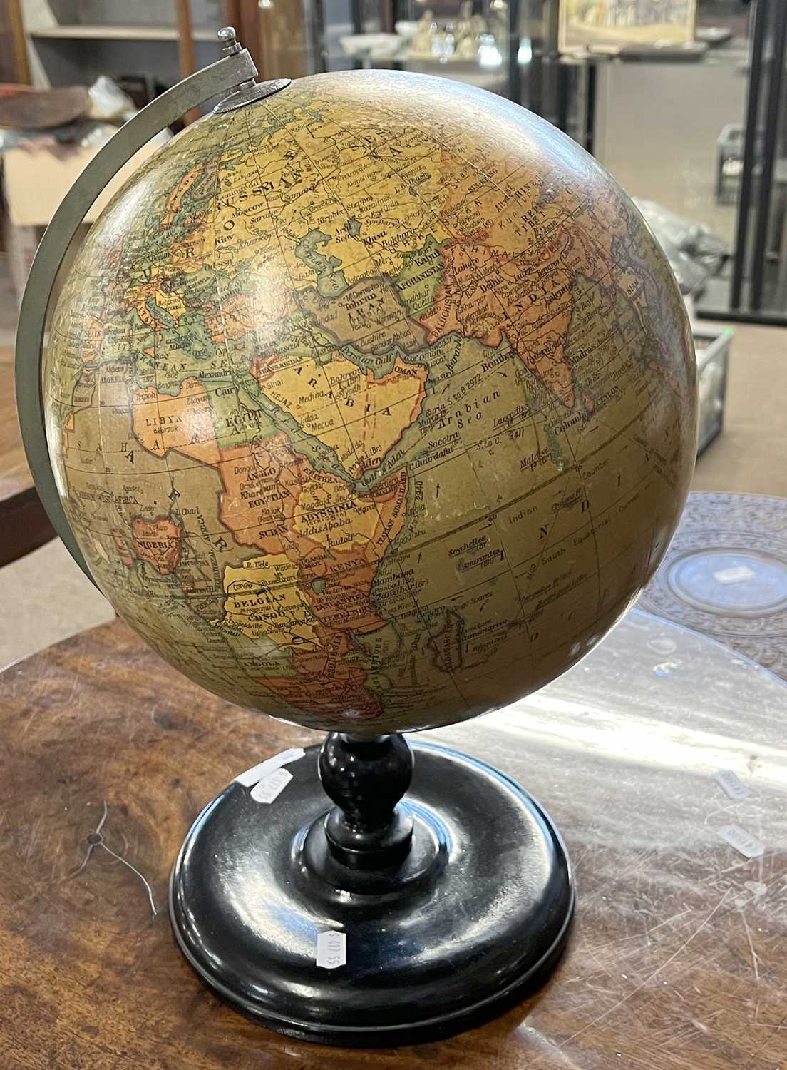 A Geographia 10 inch terrestrial globe