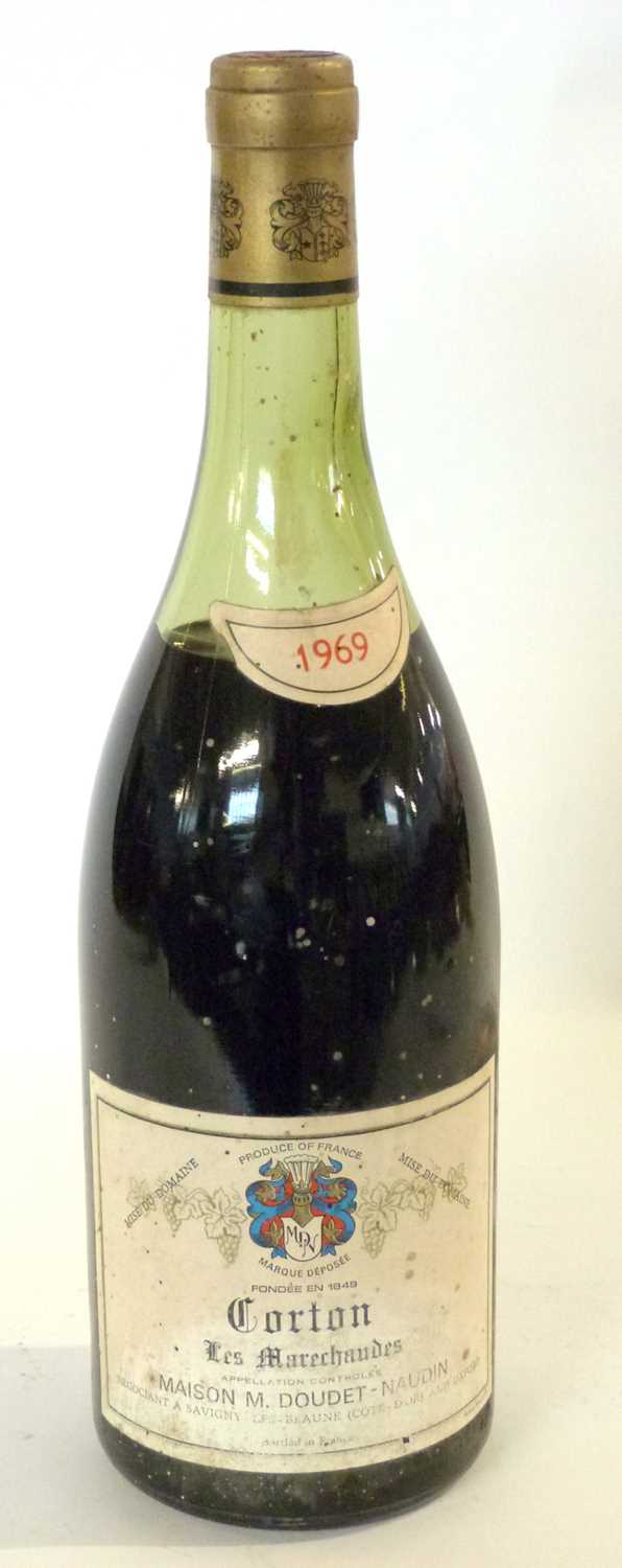 Corton Les Marechandes Maison M. Doudet-Naudin, 1969, one magnum