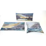 Highland Pottery Dishes: Seascapes by David Grant