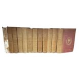 AGNES STRICKLAND: LIVES OF THE QUEENS OF ENGLAND, London, Henry Colburn, 12 volumes, red cloth