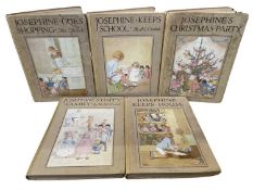 MRS H CRADOCK: 5 titles: JOSEPHINE GOES SHOPPING; JOSEPHINE KEEPS SCHOOL; JOSEPHINE'S HAPPY
