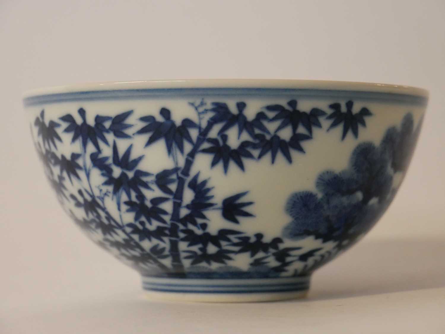 Chinese Porcelain "3 Friends of Winter" Bowl Daoguang - Image 14 of 16