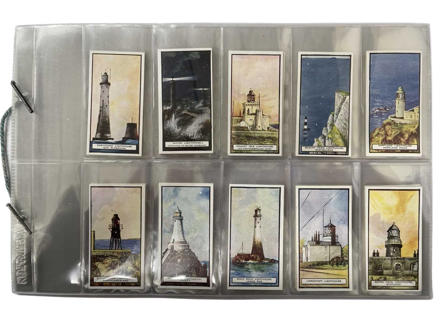 A collection of 20th century cigarette and other collectable cards, of coastal and maritime - Image 7 of 8