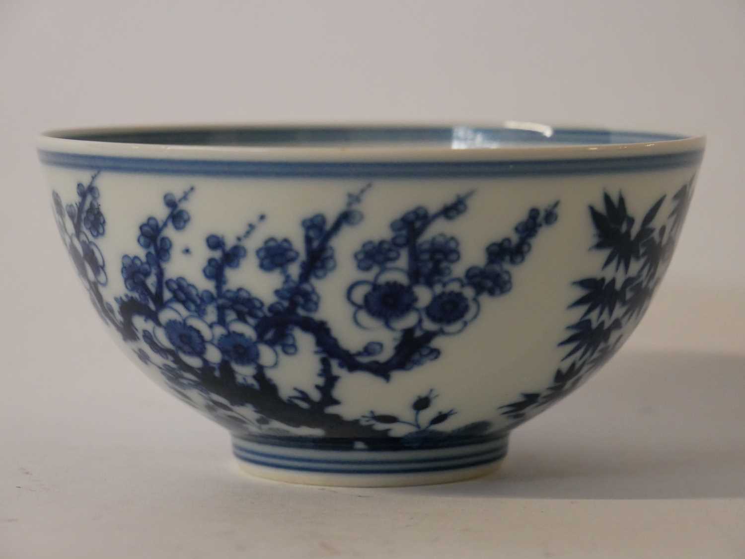 Chinese Porcelain "3 Friends of Winter" Bowl Daoguang - Image 16 of 16