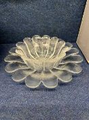 Two matching Dartington Bowls, the larger approx dia 34cm