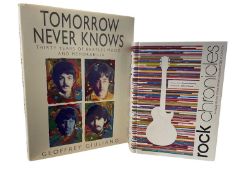 A pair of music related books, to include: - Tomorrow Never Knows: Thirty Years of Beatle Music