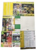 A collection of various Norwich City ephemera, to include: - On The Ball Magazine, issues 1 - 3 /