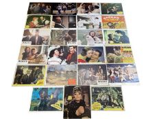 A collection of various full colour lobby cards, 1940s onwards, some reproduction