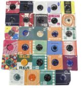 A collection of 60s 45s, to include: Sandie Shaw, Petula Clark, Brenda Lee, The Shadows, Cilla