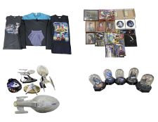 A large collection of Star Trek merchandise, games, collectables, magazines etc