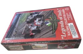 A sealed box of 1992 Legends of Indy Racing Collectors Cards, limited edition of 3000 cases, by
