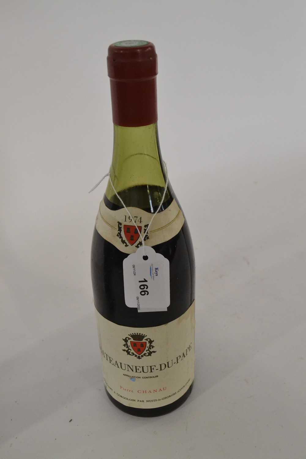 1974 Chateauneuf du Pape, Maison Pierre Chanau, 1 bottle