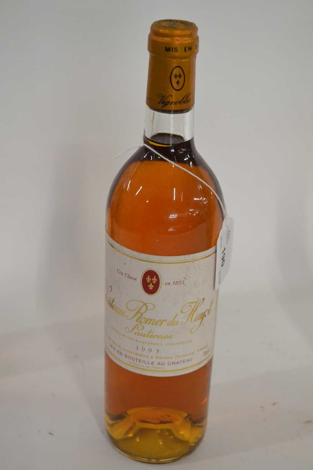 1993 Chateau Romer du Hayot, Sauternes, 1 bottle