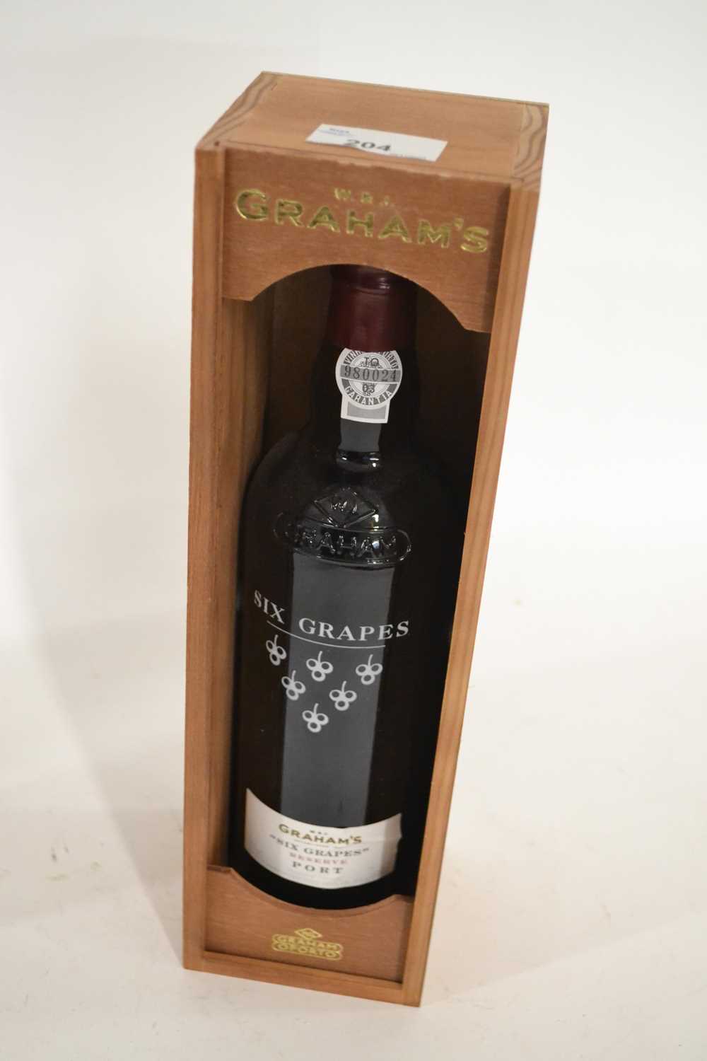 Graham's "Six Grapes" Reserve Port, 75cl, in presentation case