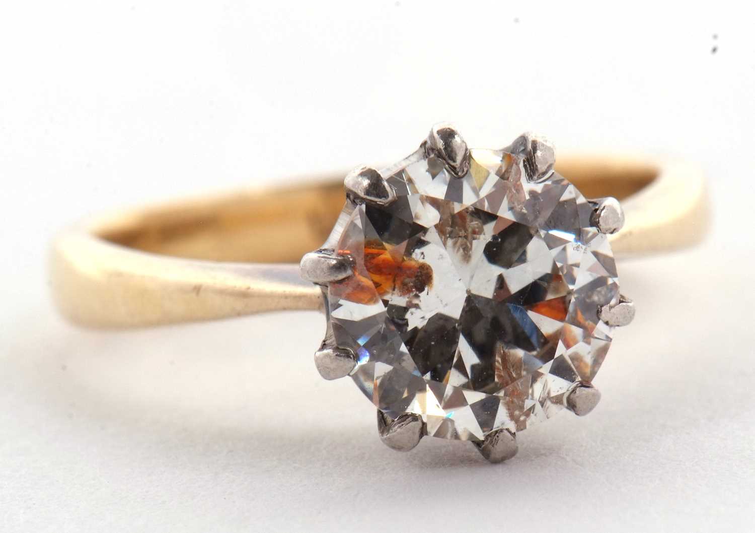 A diamond solitaire ring, the round old European cut diamond, estimated approx. 1.83cts, claw - Image 11 of 16