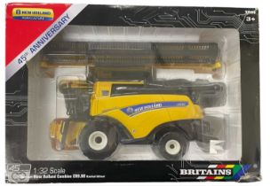 A boxed Britains die-cast New Holland CR9.90 Combine Harvester 1:32 scale model (limited edition)