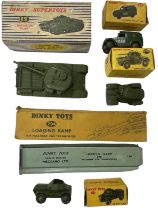 A collection of boxed Dinky toys, to include: - 651 Centurion tank - 794 Loading Ramp for Pullmore
