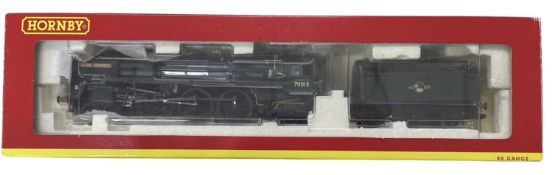 A boxed Hornby 00 gauge 4-6-2 'Oliver Cromwell', 70013 locomotive and tender