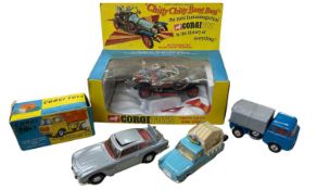 A collection of Corgi die-cast vehicles, to include: - A boxed 266 Chitty Chitty Bang Bang (
