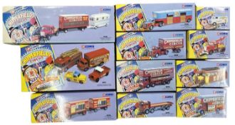 A large collection of boxed die-cast Corgi toys, Chipperfield Circus