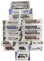 A collection of various sealed die-cast Eddie Stobart and related vehicles with certificates