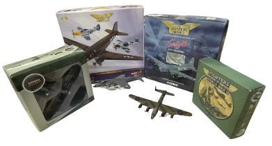 A collection of various die-cast aeroplane models