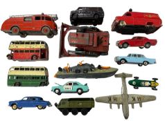 A mixed lot of playworn die-cast Dinky vehicles