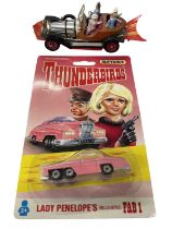 A pair of die-cast TV toys, to include: - Matchbox: Thinderbirds' Lady Penelope's Rolly Royce, Fab