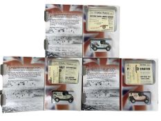 Three boxed limited edition Oxford 'Special Correspondent' die-cast vehicles, to include: -