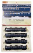 A boxed Hornby 00 gauge BR 4 VEP Class 423 locomotive set