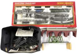 A boxed Hornby 00 gauge BR Express Freight set, together with a collection of various rolling stock.
