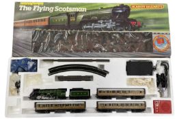 A boxed Hornby 00 gauge The Flying Scotsman set (unchecked for completeness)