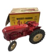 A boxed Lesney die-cast Massey-Harris 745D tractor (missing exhaust pipe)