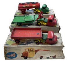 Three boxed die-cast vehicles by Crescent toys, to include: - No. 1276 Scammel Scarab with Shell