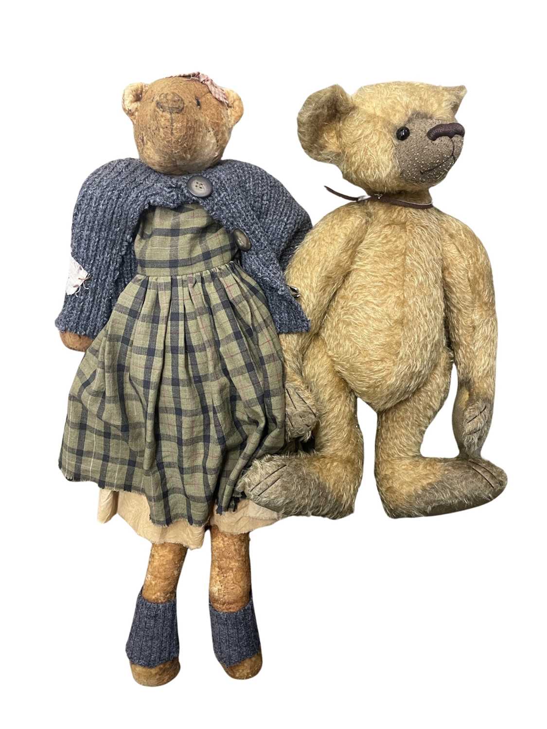 A pair of collector's teddy bears, to include: - The Sassy Cow Inc, : Miss Down and Out' (