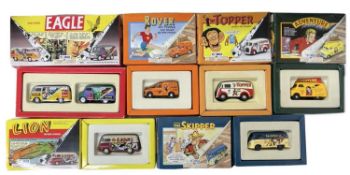 10 Boxed limited edition Corgi die-cast Comic Classics vehicles.