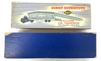 An original (empty) box for a Dinky Supertoys 982 Pullmore Car Transporter