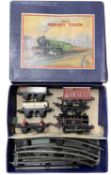 A boxed 0 gauge Hornby Clockwork Set, No 201 Tank Goods Set